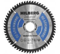 Диск пильный Hilberg Industrial Алюминий 185*30/20*60Т HA185