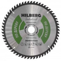 Диск пильный Hilberg Industrial Дерево 260*30*60Т HW260