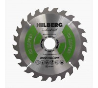 Диск пильный Hilberg Industrial Дерево 200*32/30*24Т HW203