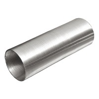 Воздуховод гибкий, алюминиевый, гофрированный, диаметр 110мм, L до 3м, (11BA), (шт.)