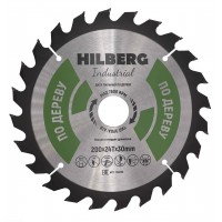 Диск пильный Hilberg Industrial Дерево 200*30*24Т HW200