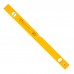 Уровень алюминиевый 'Yellow', коробчатый корпус, 3 акриловых глазка, линейка, 600мм, (шт.)
