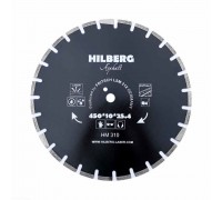 Диск алмазный отрезной 450*25,4 Hilberg Hard Materials Лазер асфальт HM310