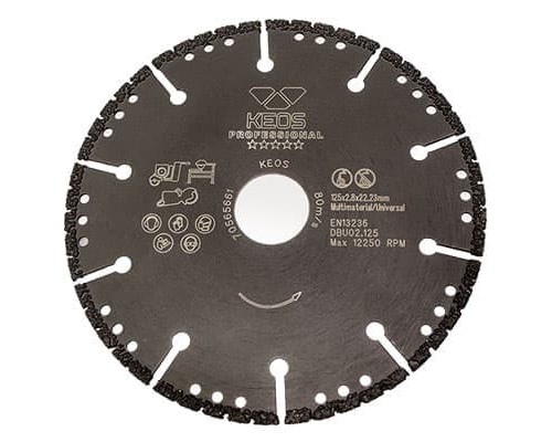 Алмазный диск KEOS Standart Универсальный Ø125 мм DBU02.125