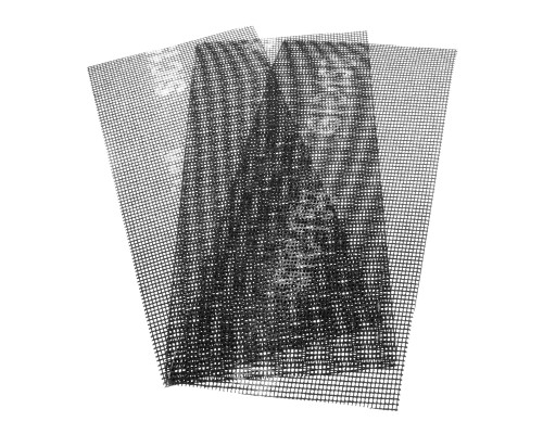 Сетка абразивная карбид кремния, основа - стекловолокно, Р150, 115х280мм 3шт., (уп.)