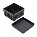 Коробка разветвительная для наружного монтажа, 6 вводов, 85х85х40мм, черная, IP54, (шт.)