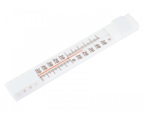 Термометр оконный наружный ТСН-42 на липучке и гвоздике, от -50°C до +50°C, 230х32мм, (шт.)