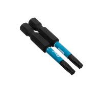 Бита ударная торсионная, TORX25 х 50 мм, S2, блистер, 2 шт., (уп.)