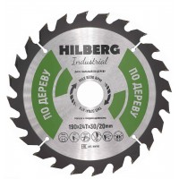 Диск пильный Hilberg Industrial Дерево 190*30/20*24Т HW190