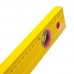 Уровень алюминиевый 'Yellow', коробчатый корпус, 3 акриловых глазка, линейка, 1500мм, (шт.)
