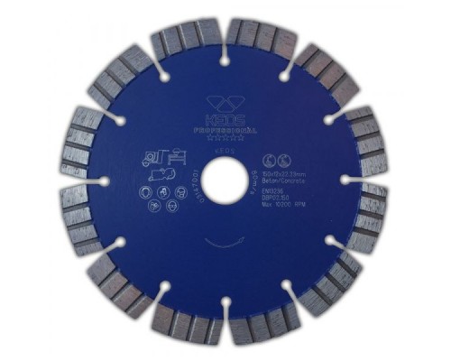 Алмазный диск Keos Professional (бетон) Ø150 мм DBP02.150