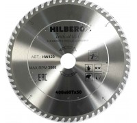 Диск пильный Hilberg Industrial Дерево 400*50*60Т HW420