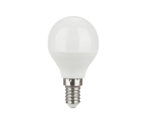 Лампа светодиодная шар GL45, 8Вт, 3000К, E14, (шт.)