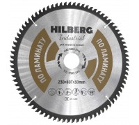 Диск пильный Hilberg Industrial Ламинат 230*30*80Т HL230