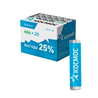 Батарейка мизинчиковая алкалиновая, LR03, ААА, бокс, KOCLR0320BOX, 20 шт., (уп.)