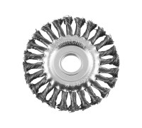 Щетка-крацовка дисковая, витая стальная проволока, посад. d=22,2 мм, d=200мм, (шт.)