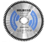 Диск пильный Hilberg Industrial Алюминий 210*30*80Т HA210