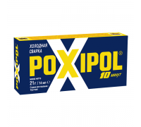 Клей Холодная сварка POXIPOL, двухкомпонентный эпоксидный, серый, 14мл, (шт.)