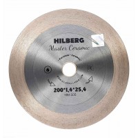 Диск алмазный отрезной 200*25,4 Hilberg Master Сeramic HM505