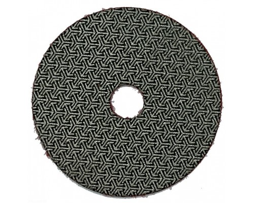 Алмазный гибкий шлифовальный гальванический круг 'Черепашка' Hilberg 100 мм № 100, 560100