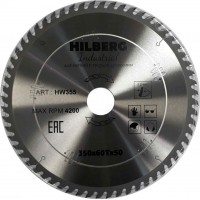 Диск пильный Hilberg Industrial Дерево 350*50*60Т HW355