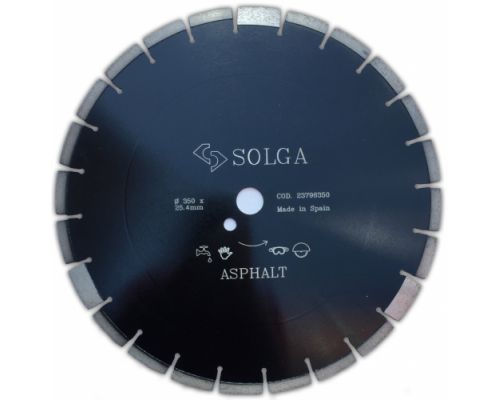 Диск алмазный Solga Diamant ASPHALT 10 сегментный 350мм/25,4 (23796350)