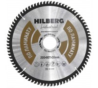 Диск пильный Hilberg Industrial Ламинат 200*30*80Т HL200