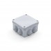 Коробка разветвительная для наружного монтажа, полипропилен, 7 вводов, IP55, 105х105х55мм, (шт.)