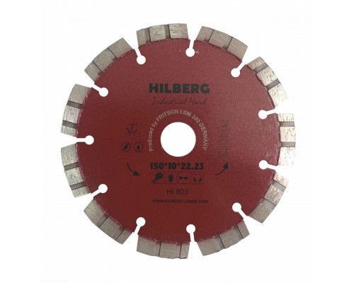 Диск алмазный отрезной 150*22.23 Hilberg Industrial Hard HI803