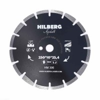 Диск алмазный отрезной 250*25,4 Hilberg Hard Materials Лазер асфальт HM306