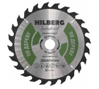 Диск пильный Hilberg Industrial Дерево 250*30*24Т HW250