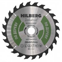 Диск пильный Hilberg Industrial Дерево 250*30*24Т HW250