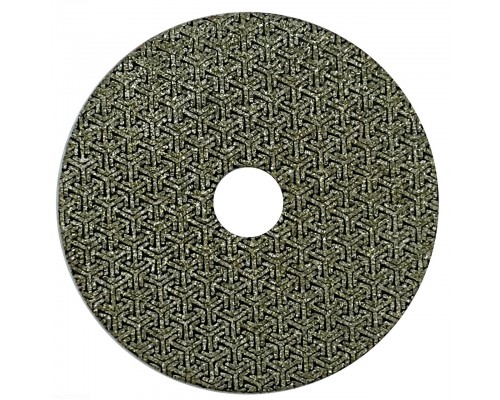Алмазный гибкий шлифовальный гальванический круг 'Черепашка' Hilberg 100 мм № 60, 560060