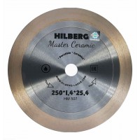 Диск алмазный отрезной 250*25,4 Hilberg Master Сeramic HM507