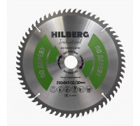 Диск пильный Hilberg Industrial Дерево 250*32/30*64Т HW259