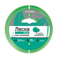 Леска для триммера Profi звезда, 2,4ммх10м, (шт.)