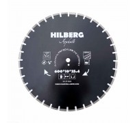Диск алмазный отрезной 600*25,4*12 Hilberg Hard Materials Лазер асфальт 251600