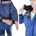 Утепленный рабочий костюм Мастер цвет темно-синий куртка и полукомбинезон
